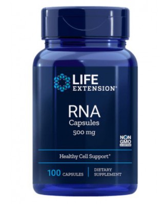 RNA (Ribonucleic Acid) 500 mg - 100 capsules - Life Extension