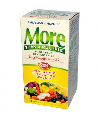 American Health, More Than A Multiple, Multivitamin Formula, 120 Tablets