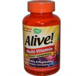 Nature's Way, Alive!, Adult Multi-Vitamin, Fruit Flavors, 90 Gummies