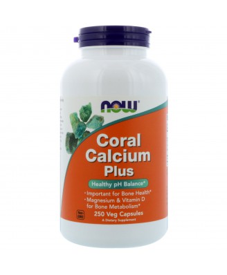 Now Foods, Coral Calcium Plus, 250 Veggie Caps