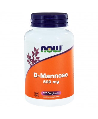 D-Mannose 500 mg (120 vegicaps) - NOW Foods