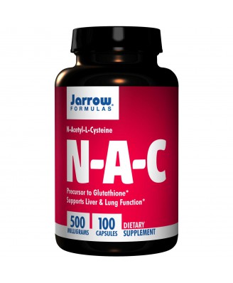 Jarrow Formulas, N-A-C, N-Acetyl-L-Cysteine, 500 mg, 100 Capsules