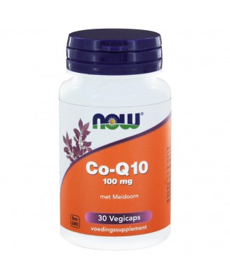 Co-Q10 100 mg met Meidoorn (30 vegicaps) - NOW Foods