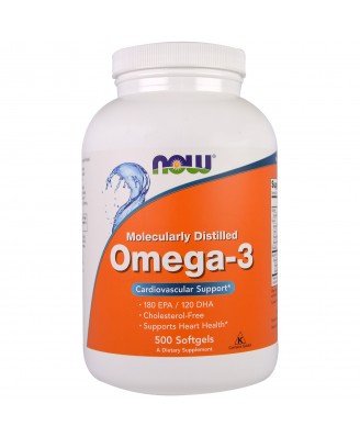 Omega-3 (500 Softgels) - Now Foods