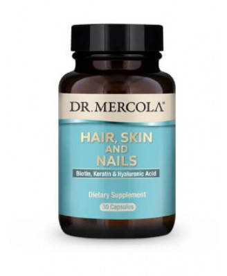 Hair, Skin and Nails (Biotin, Keratin & Hyaluronic Acid) 30 Capsules - Dr. Mercola