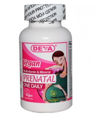 Deva, pränatal, Multivitamin & Mineral einmal täglich, 90 coated tabletten