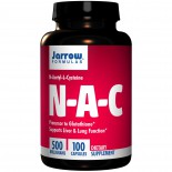Jarrow Formulas, N-A-C, N-Acetyl-L-Cysteine, 500 mg, 100 Capsules