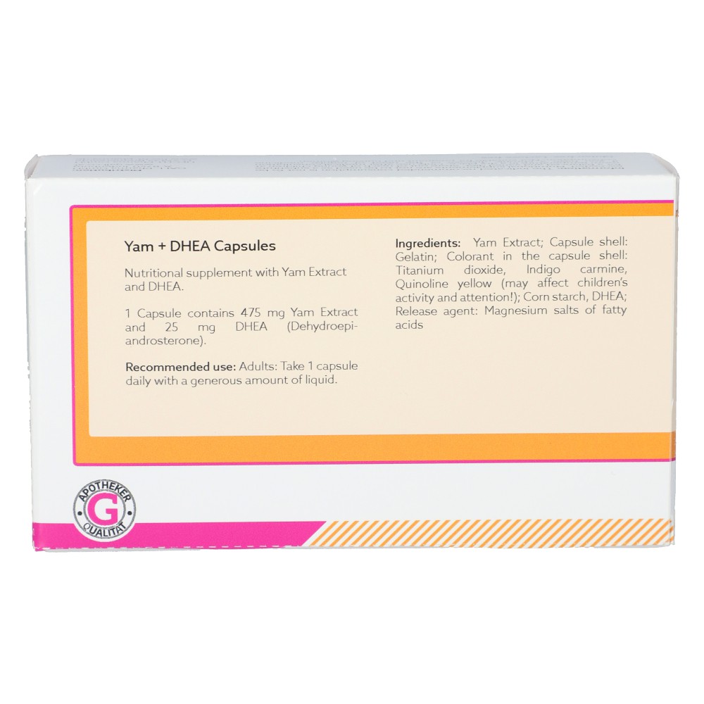 Kaufen Yam + DHEA 25 mg GPH (60 Capsules) Gall Pharma GmbH Herbal