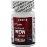 Deva, Veganer Chelated Iron, 29 mg, 90 Tabletten