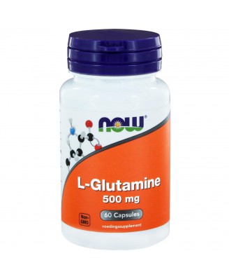 L-Glutamine 500 mg (60 caps) - NOW Foods