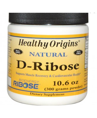 Healthy Origins, D-Ribose Pulver (300 g)