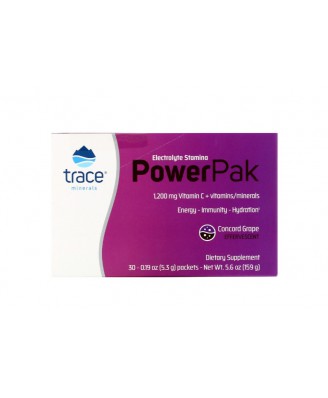 Trace Minerals Research, Electrolyte Stamina Power Pak, Pomegranate Blueberry, 0.22 oz (6.2 g), 32 Packets