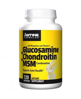 Glucosamine + Chondroitin + MSM Combination (120 Capsules) - Jarrow Formulas