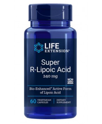 Super R-Lipoic Acid 240 mg (60 Veg Capsules) - Life Extension