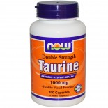 Taurine Double Strength 1000 mg (100 Capsules) - Now Foods