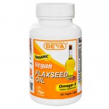 Flaxseed Oil Vegan (90 Vegan Caps) - Deva