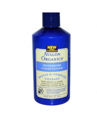 Avalon Organics, Thickening Conditioner, Biotin B-Complex Therapy, 14 oz (397 g)