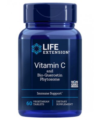 Vitamin C with Dihydroquercetin 1000 mg (60 Veggie Tabs ) - Life Extension