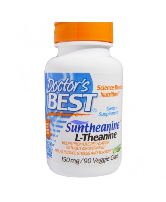 Suntheanine L-Theanine 150 mg (90 Veg Capsules) - Doctor's Best