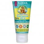 Baby Sonnenschutz Creme, breites Spektrum SPF 30, Kamille & Calendula (87 ml) -  Badger