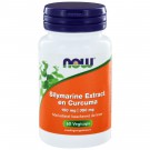 Silymarine Extract 150 mg en Curcuma 350 mg (60 vegicaps) - NOW Foods