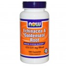Now Foods, Echinacea & Goldenseal Root, 225/225 mg Blend, 100 Capsules
