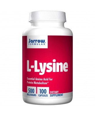 Jarrow Formulas, L-Lysine, 500 mg, 100 Capsules