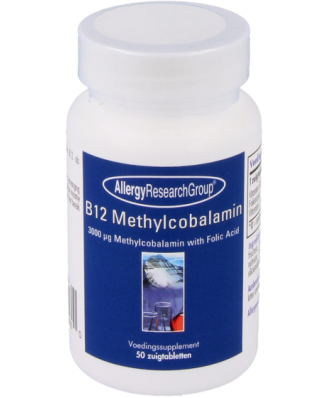 B12 Methylcobalamin with Folic Acid (50 Lozenges) - Allergy Research