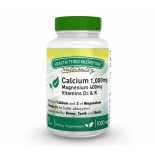 Calcium 1000 mg and Magnesium 400 mg with 100iu D3 & K (90 Softgels) - Health Thru Nutrition