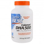Calamari DHA 500 with Calamarine 500 mg (180 Softgels) - Doctor's Best
