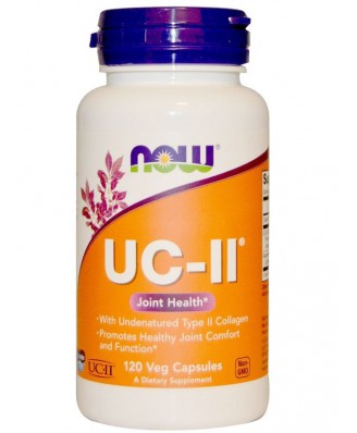 UC-II - Undenatured Type II Collagen (120 Vegetarian Capsules) - Now Foods